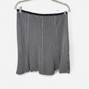 Horny Toad Flexcel Tencel Skirt Small Charcoal Gray A Line